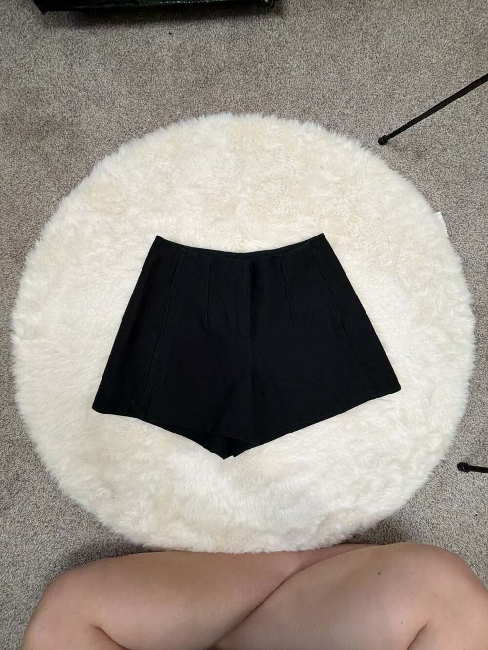 Lululemon Align High-Waisted Tailored Shorts in Black